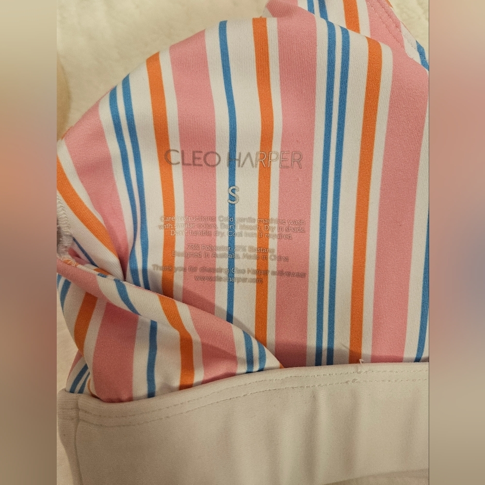 Cleo Harper Riley Bralet Striped Multi-Color Size S - Picture 8 of 10